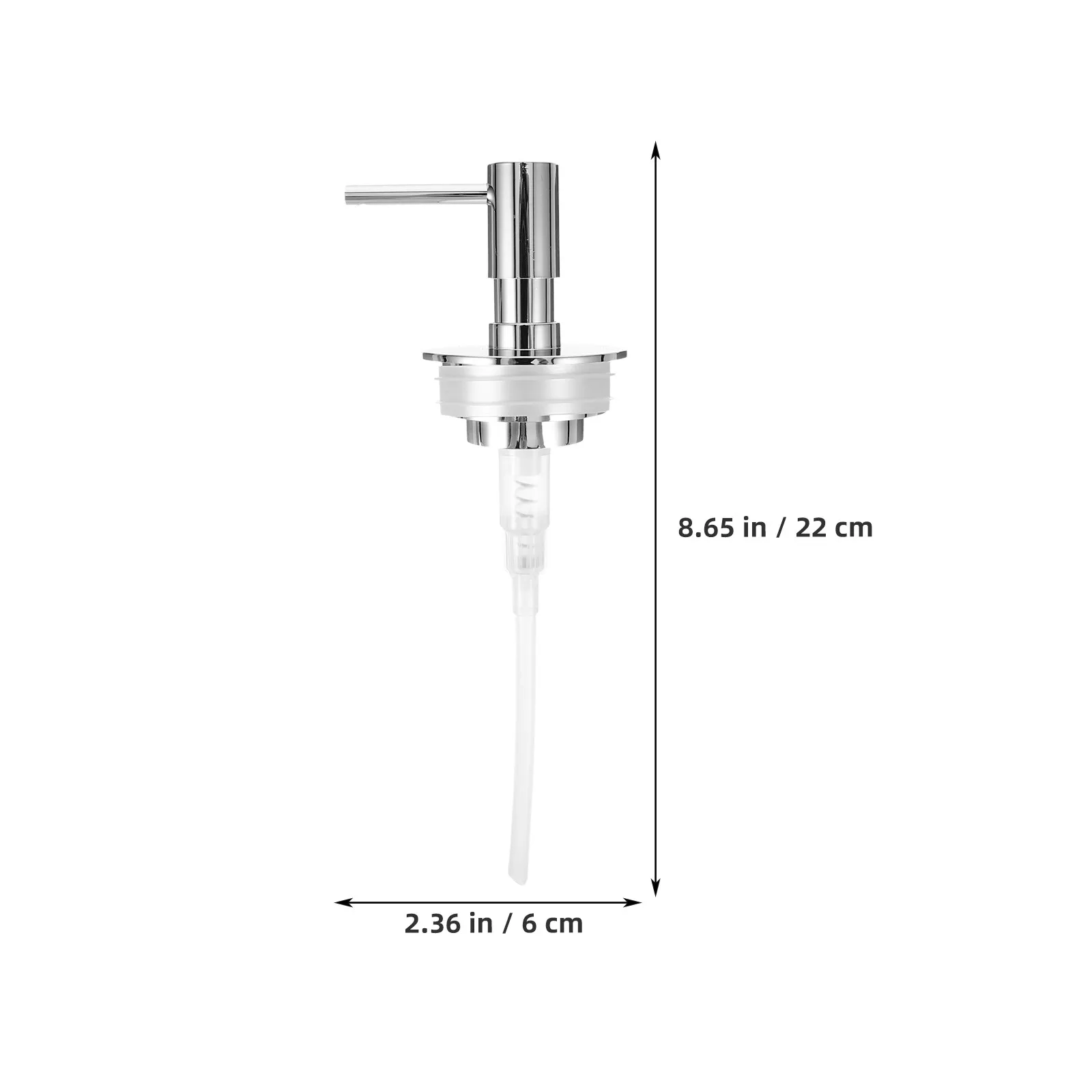 Replaceable Lotion Dispenser Pump Head Easy Install Plastic Shampoo Soap Conditioner Bottle Pump Replacement Home Bottle Supply