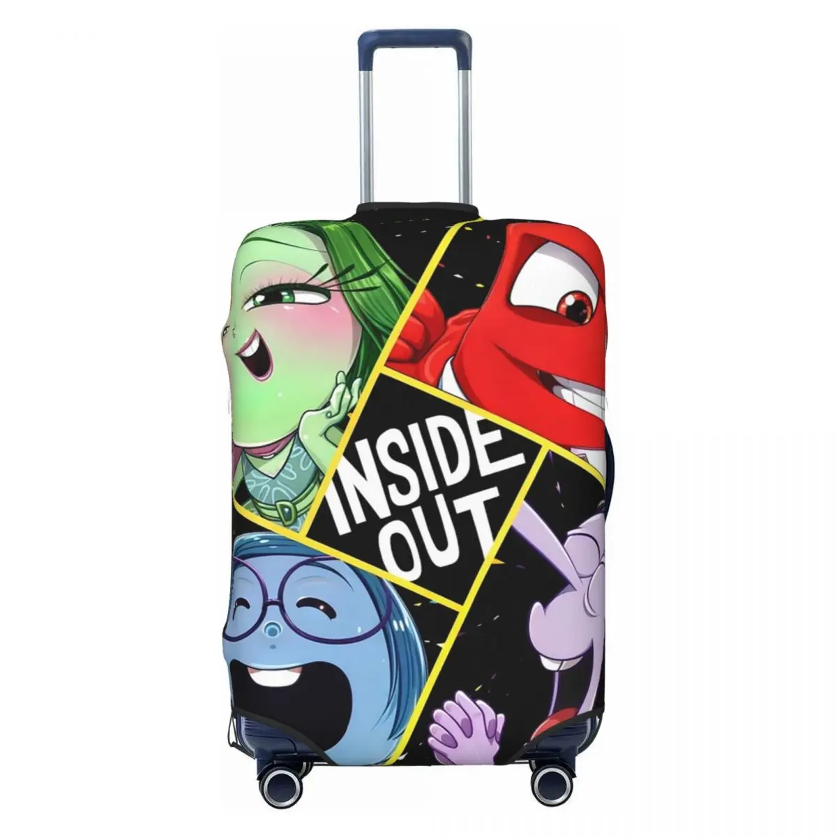 

Custom Inside Out Luggage Cover Cute Suitcase Protector Covers Suit For 18-32 inch