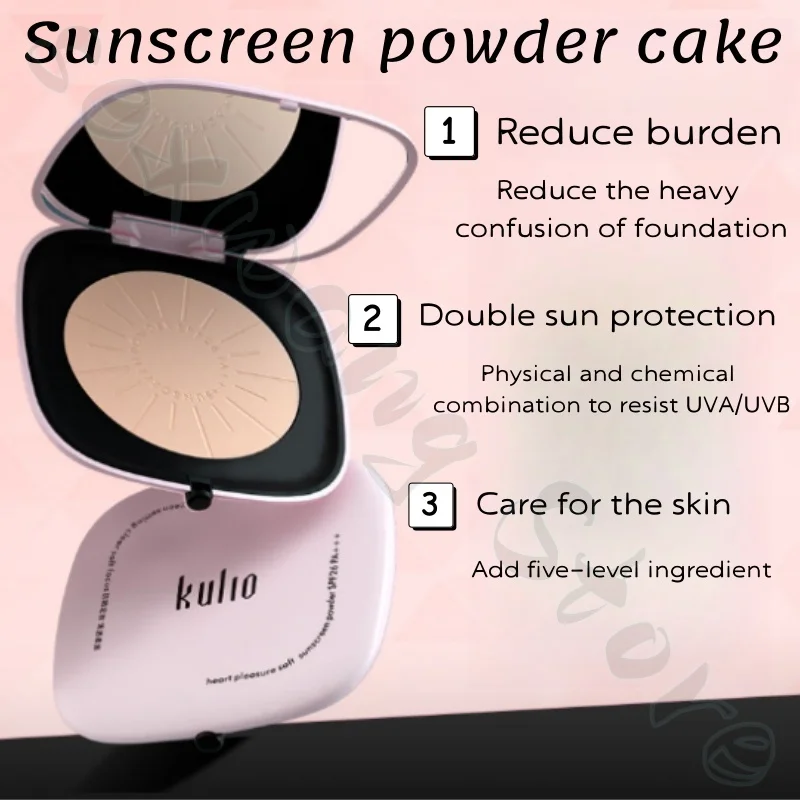 La polvere per il trucco con protezione solare è duratura e non facile da rimuovere. Polvere per trucco e stick in polvere impermeabile e resistente al sudore