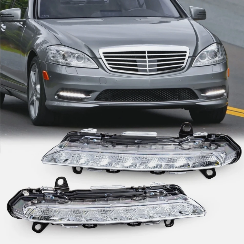 

Светодиодные противотуманные фары дневного света DRL A2218201756 A2218201856 для MERCEDES Benz S-Class W221 S550 S600 2009-2013 гг.