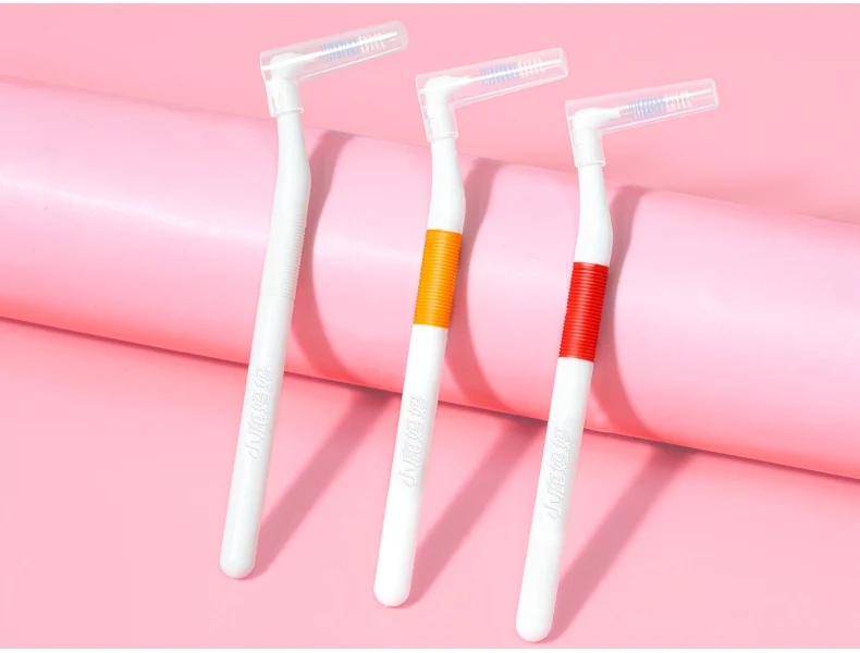 Super Deer L-Typ-Interdentalbürste Dupont-Borsten Interdentalzahnbürsten Reinigung zwischen den Zähnen 0,6/0,7 mm – Detail 11