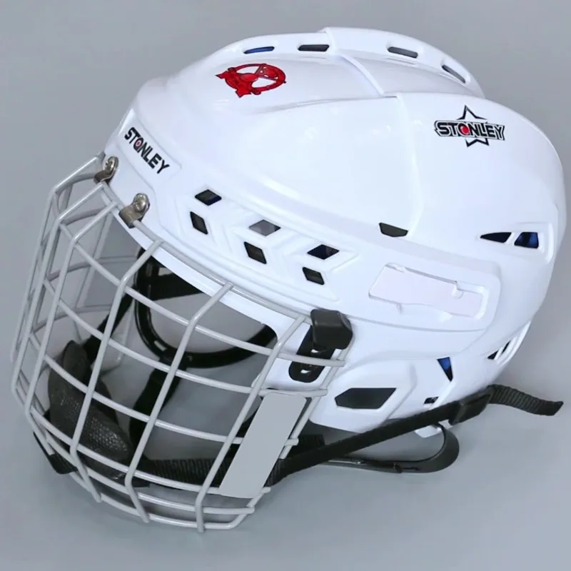 

Маска Роликовый хоккейный шлем Land Профессиональная защита Хоккейный спортивный шлем Шлем для регби Прочный безопасный прочный устойчивый унисекс