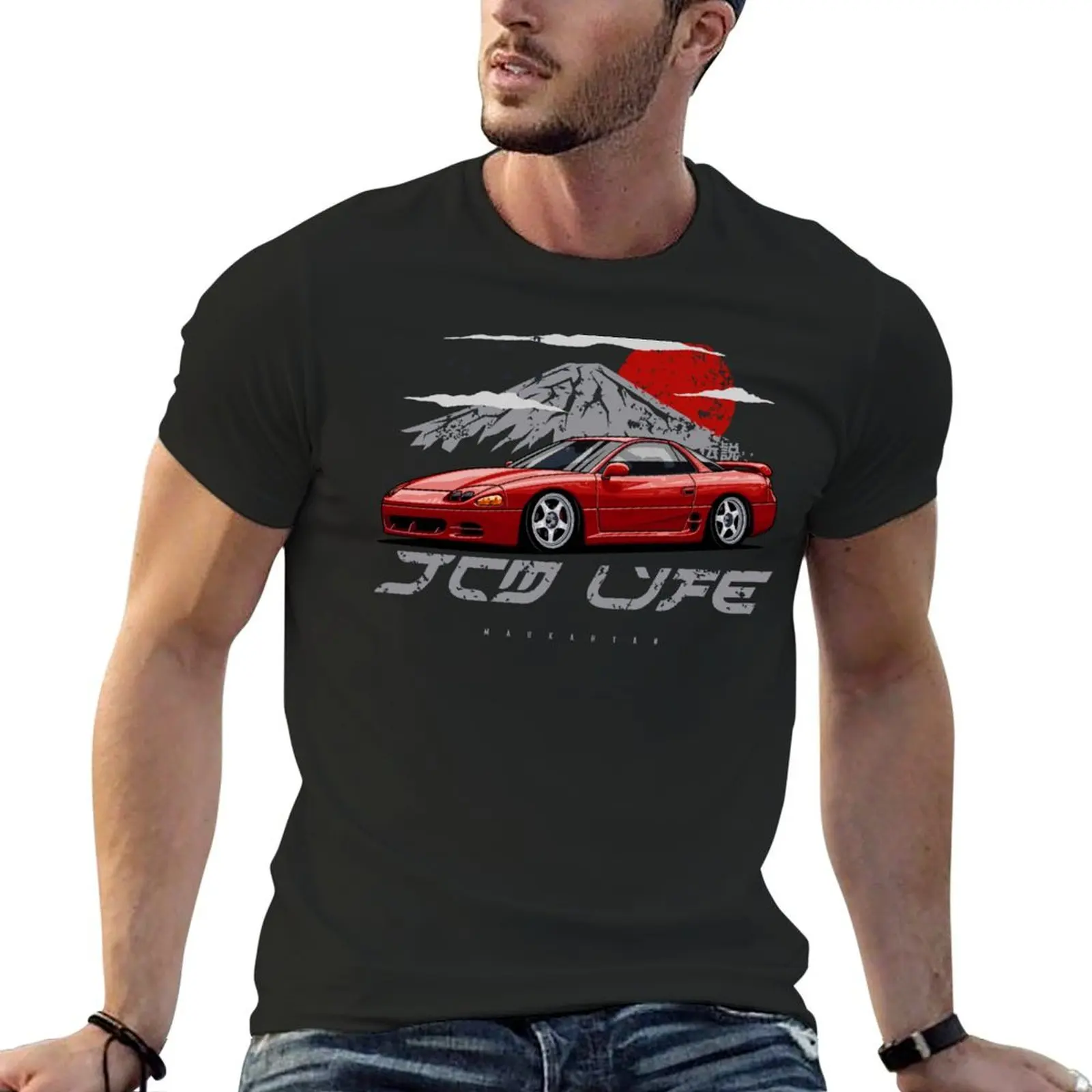 JDM Life. 3000GT / GTO T-Shirt graphic tee shirt boys whites anime shirts men