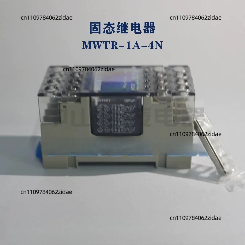 For MWTR‑1A‑4N DC24V Single‑Phase Solid State Relay Module 4‑Channel DIN Rail SSR Non‑Contact Control Switch