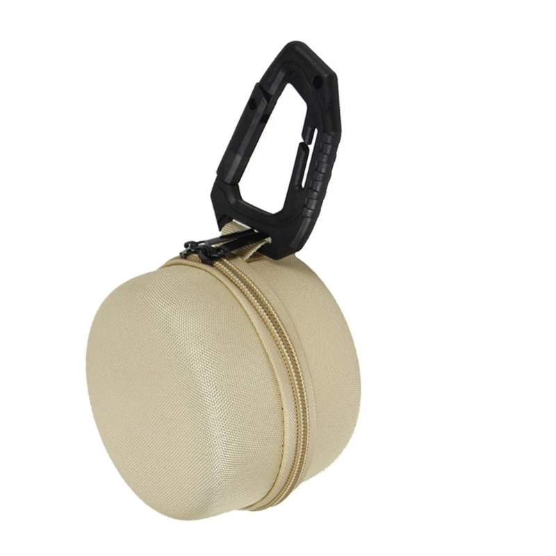 

Portable Outdoor Pet Bowl with Storage Case Hangable Double Cup Pet Feeders K1YF