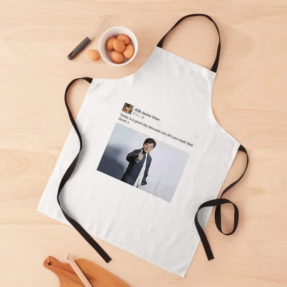 

Jackie Chan Facebook Post Apron cookings for women Kitchen And Household Goods Kitchen Household Items kitchen and home Apron