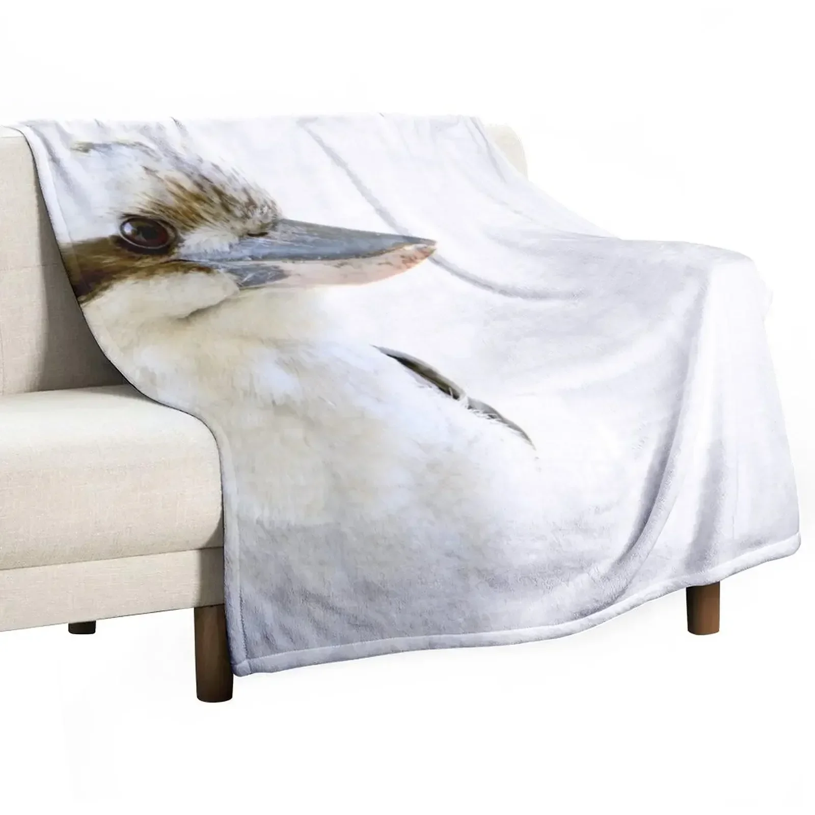 Kookaburra Looking Throw Blanket Sofa Soft Plaid Blankets