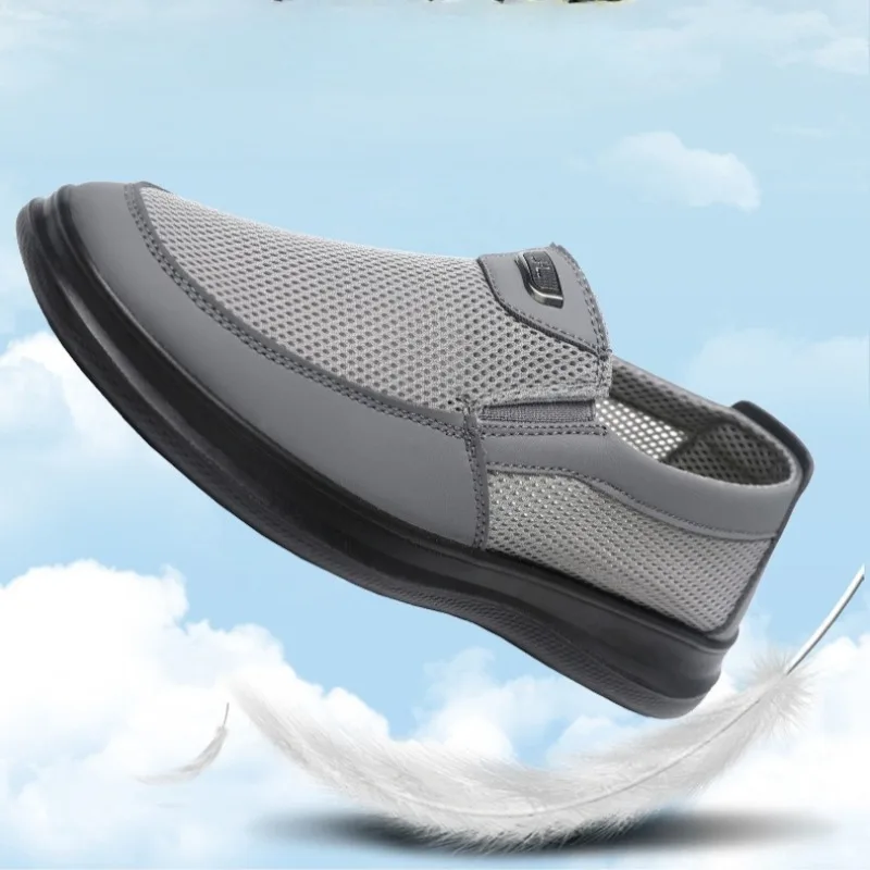 2026 Summer Light Men's Sneakers Fashion Casual Walking Shoes for Man Mesh Breathable Anti-Slip Men's Loafers Zapatillas Hombre