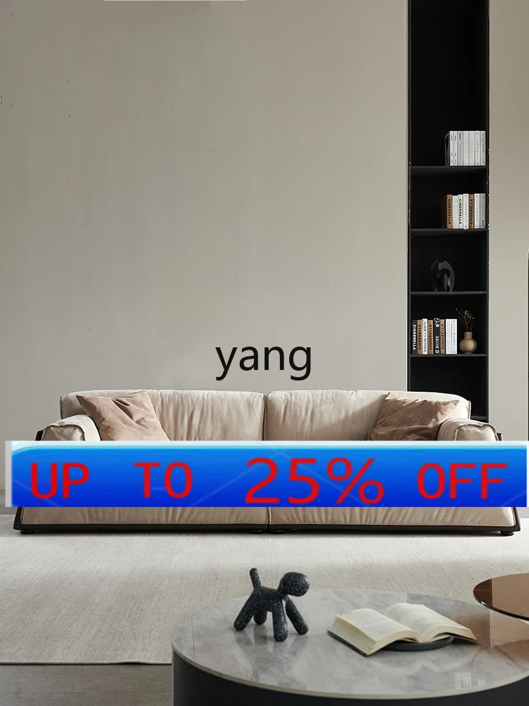 

LMM technology cloth sofa Nordic modern living room small apartment fabric three people