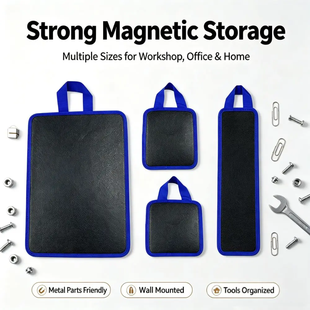 With Handle Magnetic Tool Mat Strong Magnet Heavy-Duty Magnetic Storage Mat Organizer Non-Slip Portable Magnetic Parts Holder