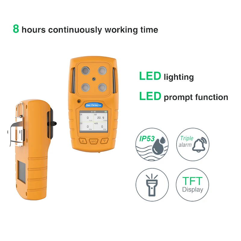 Reliable factory best-selling gas detectors for gas leak testing, anaerobic digestion, and portable biogas analyzers