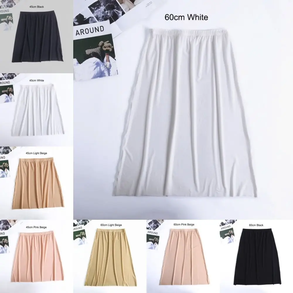 Base Of Petticoat Inside Take Skirt Ice Silk Underskirt Safety Underskirt Slips Underskirt Half Slips Women Long Petticoat