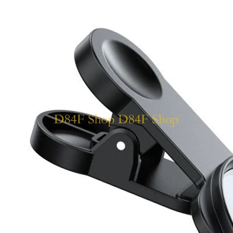

D84F Wide Phone Rear Camera Photography Selfie Mirror Clip Set Includes Dustproof Cloth and Compact Storage Case Gift