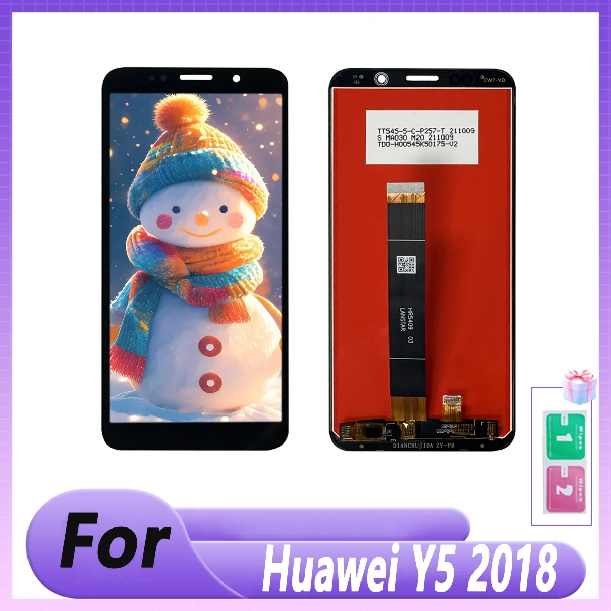 Pop nueva pantalla 5,45 "para Huawei Y5 2018 pantalla LCD montaje de pantalla táctil piezas de repuesto LCD para LX2/LX3/LX5 LCD