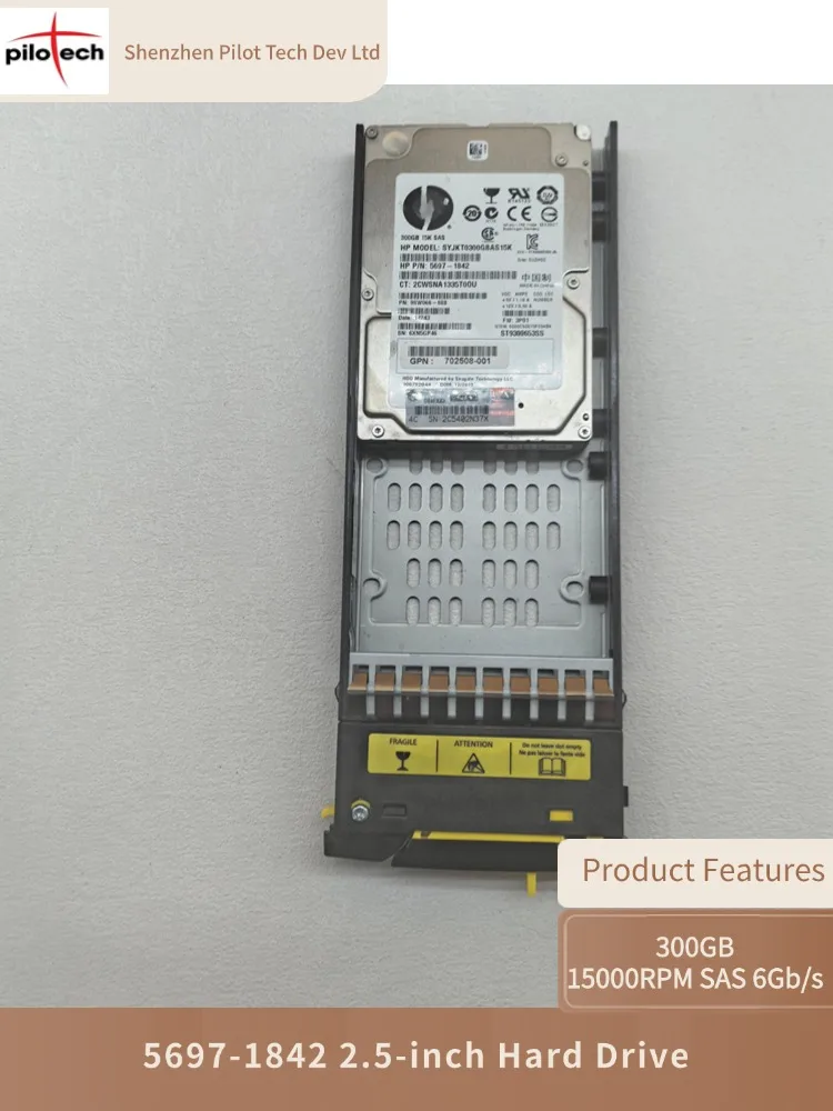 

5697-1842 3 пары 300 ГБ 6G 15k SFF SAS M6710 с возможностью горячей замены SAS 702508-001