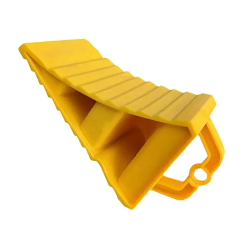 

Wheel Stopper For Car Anti-Slip Multipurpose Wheel Stopper Vehicles Wear-Resistant Tire Stopper Yellow Tire Chocks For Cars RVs