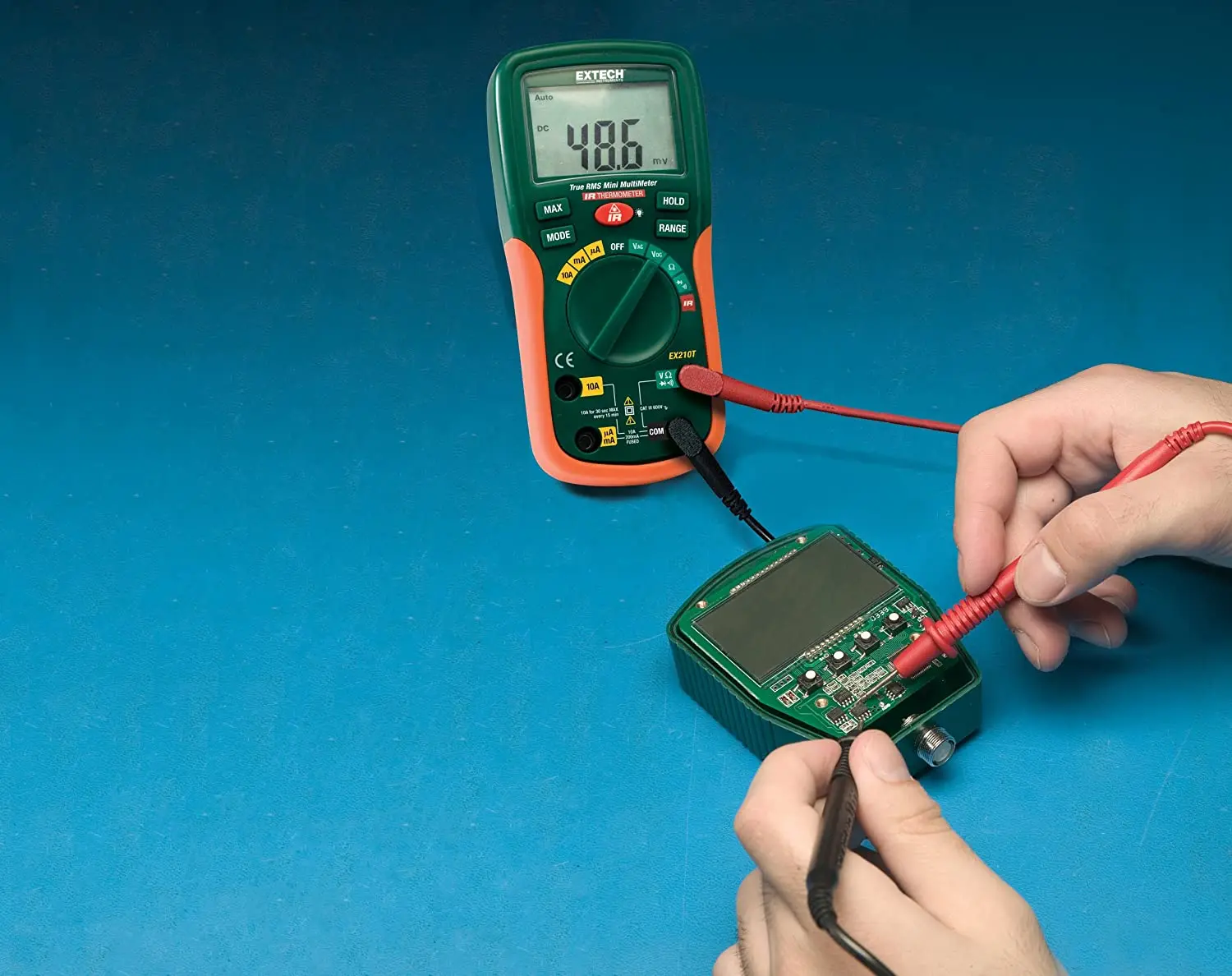 Extech EX210T-NIST True RMS Multimeter with IR Thermometer and NIST