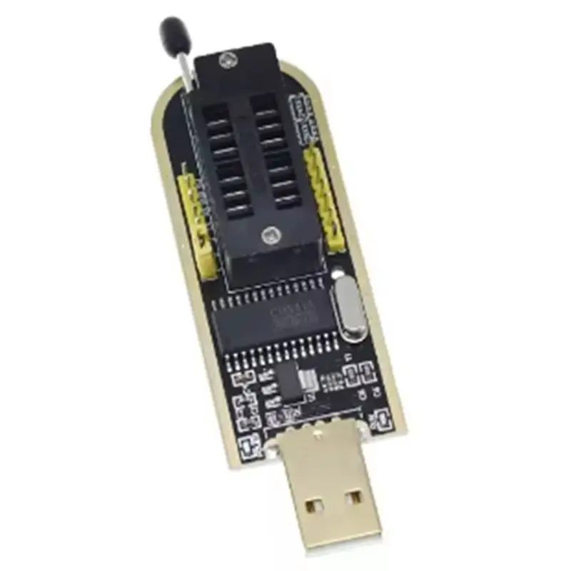 [A92Z!NEW】 CH341B 24 25 Series EEPROM Flash BIOS USB Programmer Module SOIC8 SOP8 Test Clip For EEPROM