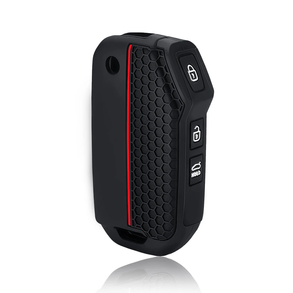 Fashion Silicone Car Flip Key Case Cover Shell For Kia Sportage Ceed Xceed Sports K5 Seltos 2019 2020 2022 2023 Accessories
