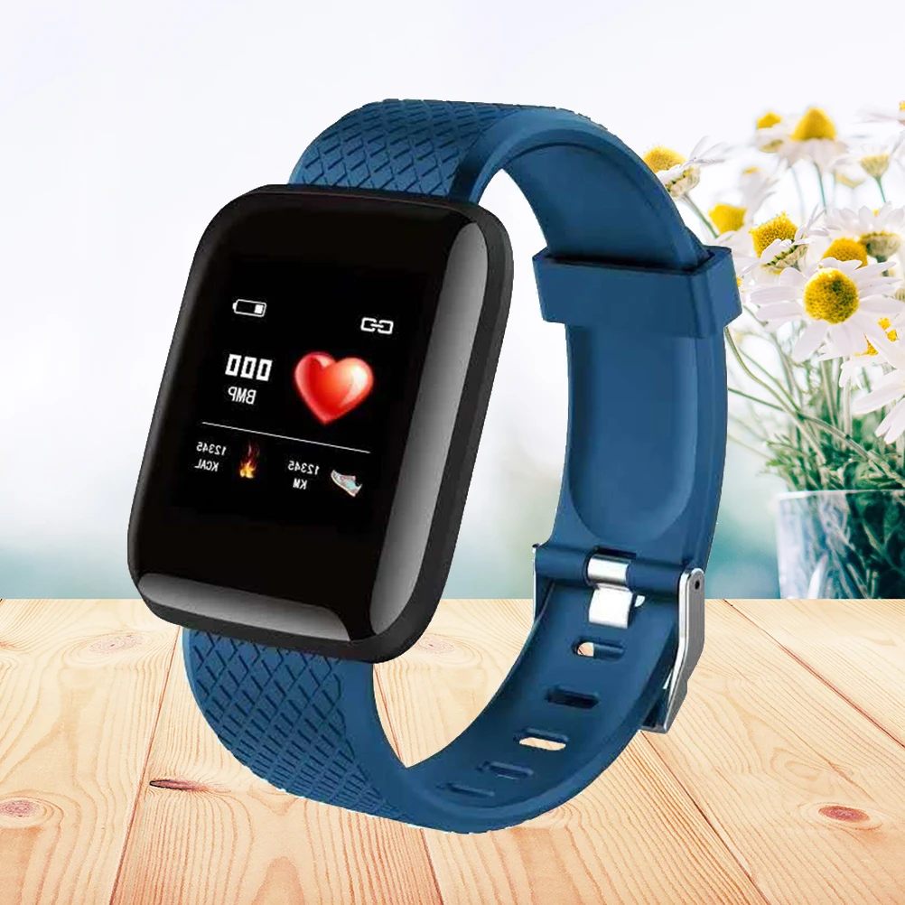 

116 Plus Smart Wristband Bracelet Sleep Monitor Metal USB Call Information Synchronization