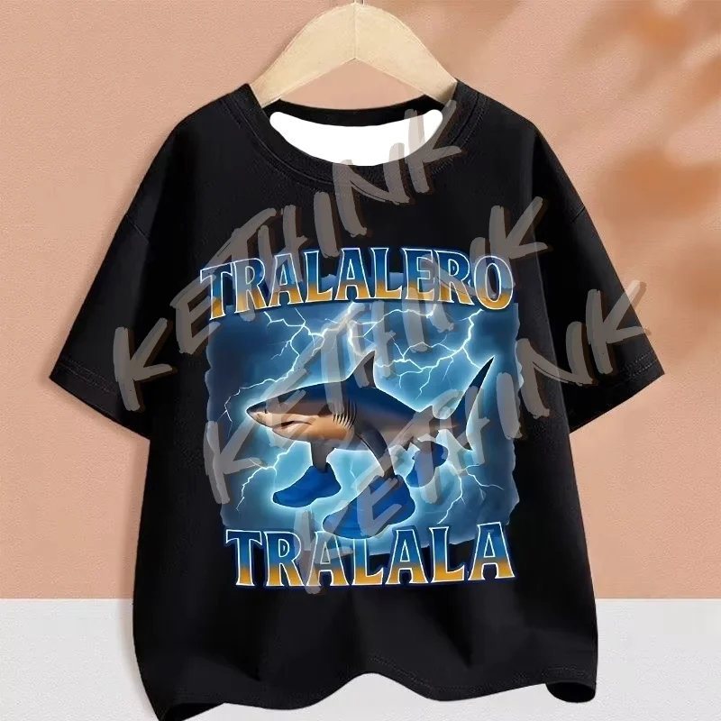 

Детская одежда 2024, забавная итальянская футболка с изображением мозга, повседневная винтажная футболка с короткими рукавами и рисунком для мальчиков и девочек, детская одежда