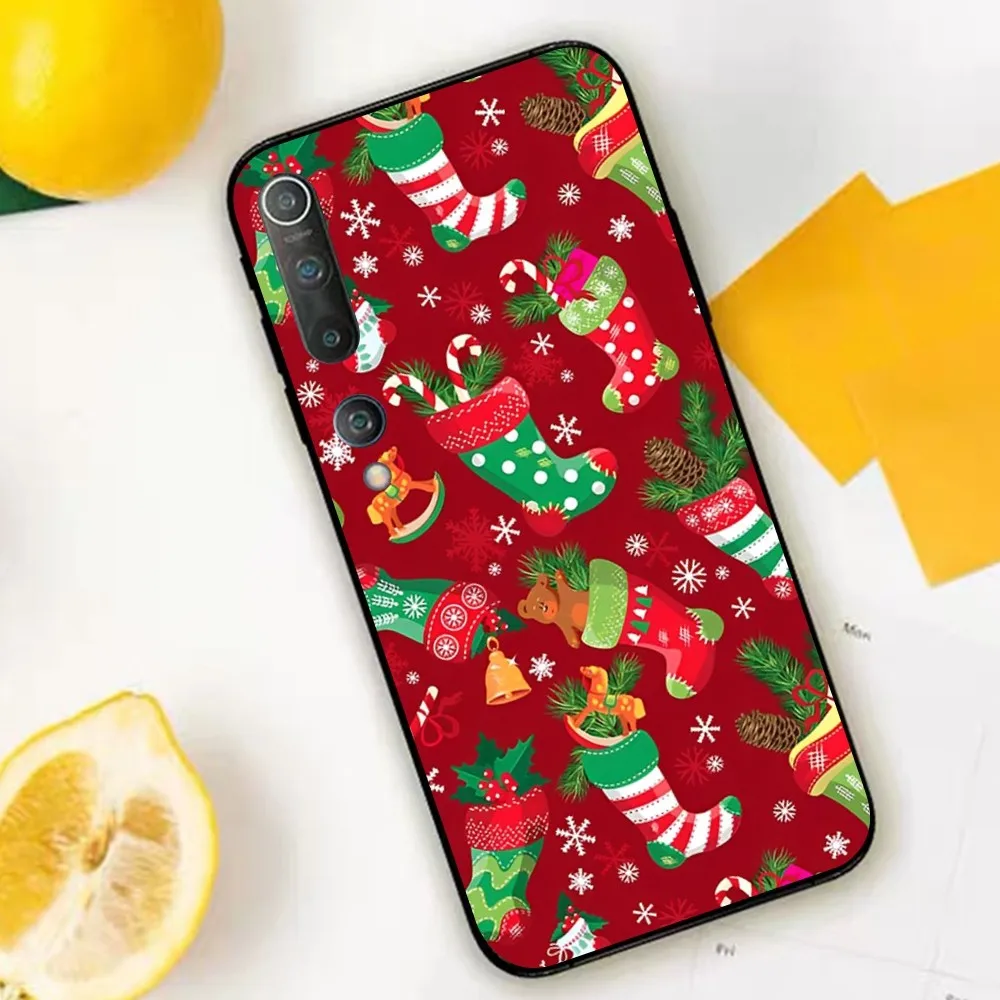 Coque de téléphone joyeux hiver Noël Fashion Girl, Xiaomi Mi, 5X, 8, 9, 10, 11, 12 Lite Pro, 10T, PocoX3Pro, PocoM3, Note 10 Pro Lite