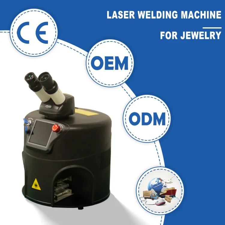 Desktop Jewelry Spot Laser Welder Mini Jewelry YAG Laser Welding Repair Machine For Gold Silver Jewelry