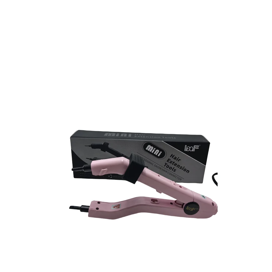 Mini herramienta de unión de queratina de fusión de punta oblicua de hierro para extensión de cabello con calefacción inteligente 609A para peinado profesional