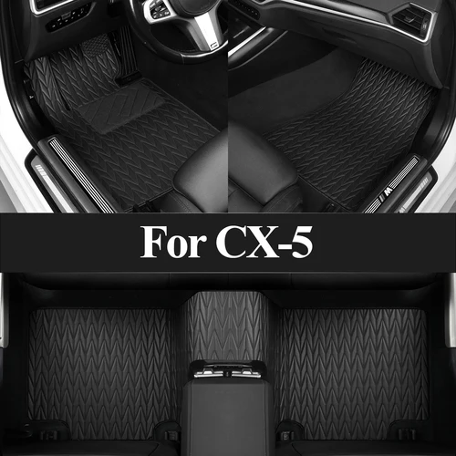 Imagen 2 del producto Alfombrillas de coche personalizadas para Mazda CX5 CX 5 CX-5 2017 2018 2019 2020 2021 2023, piezas de accesorios protectores antideslizantes impermeables