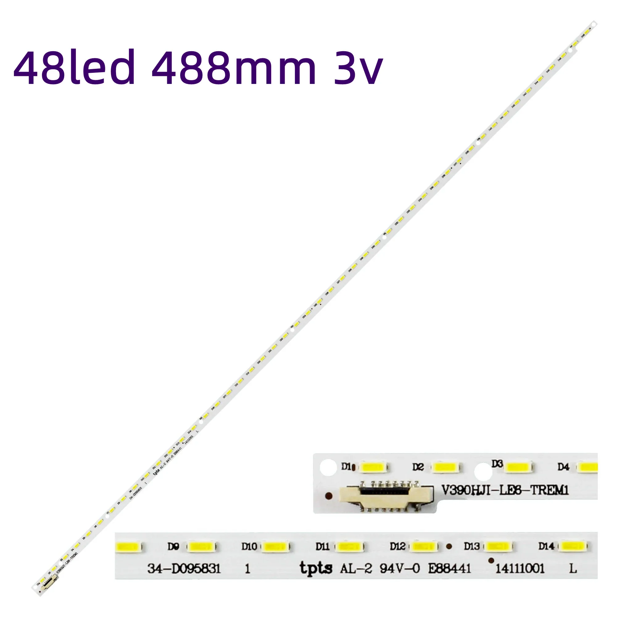 

Светодиодная подсветка 5/10/20 шт. для TX-39AS500E tc-39a400 TX-39A400B 39A400E 39AS500B 39AS600B TC39A400B TC39A600B V390HJ1-LE6-TREM1 ﻿