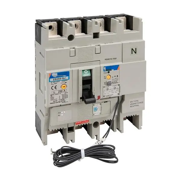 Оригинальный ZS250GJ4160SN, новая рамка Tem Break 2 ELCB 250, твердая нейтральная, 65 кА, 30 мА, 3 А, 4 P, 160 А, медь, пластик, промышленный, 30 мА, 3 А, 4 P