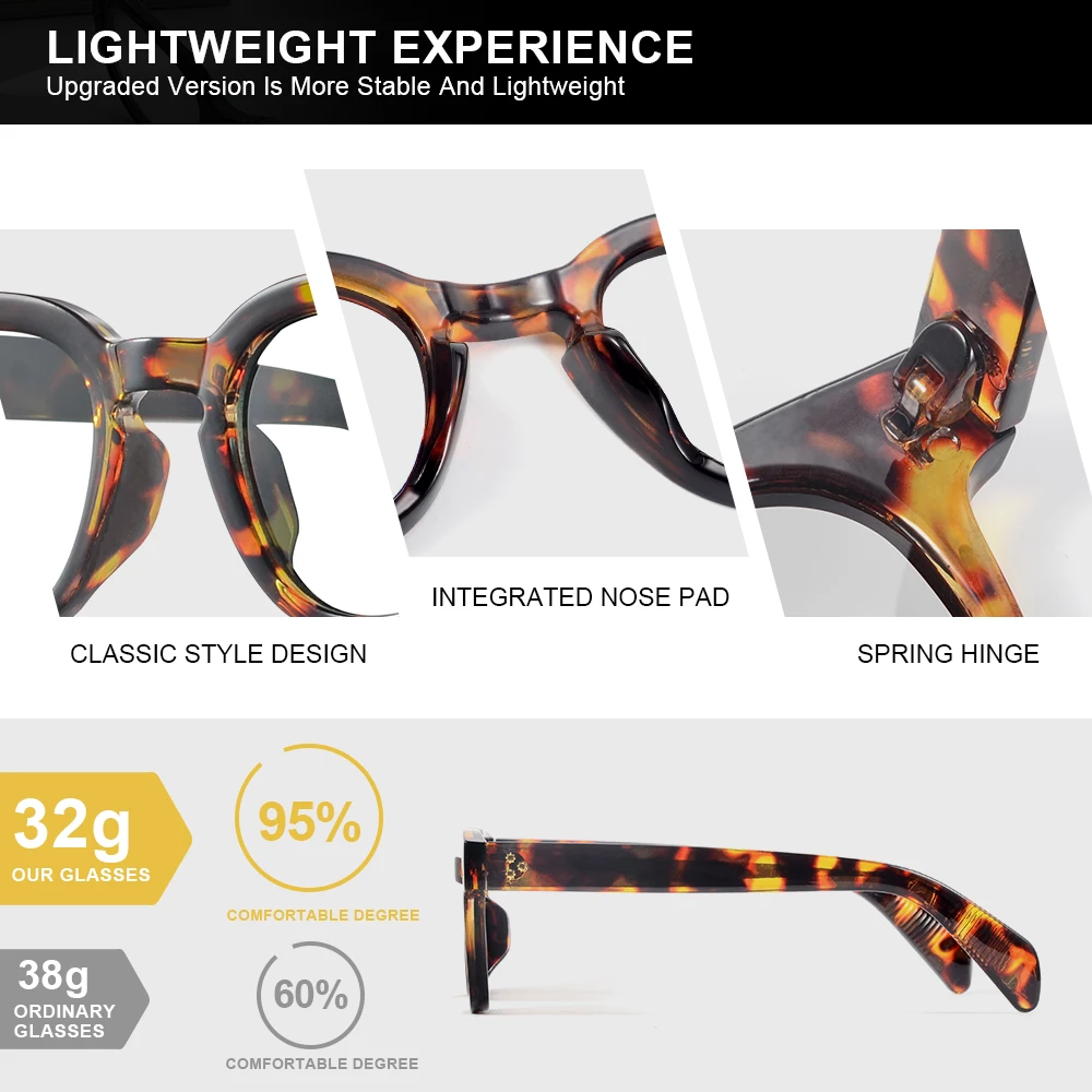 CRIXALIS Women Anti Blue Light Glasses Casual Daily Life Black Frame Anti Blue Light Glasses  Computer Eyeglasses Anti Eyestrain