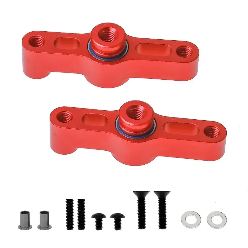 PARA Tamiya 54574 Juego de dirección de aluminio para chasis TT-02, piezas de mejora CNC, precisión y duradera, accesorios para coche RC