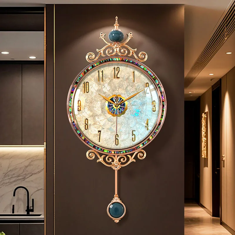 Minimalist Silent Nordic Clock Wall Alarm Vintage Living Room Modern Wall Watch Digital Quartz Horloge Murale Home Decoration