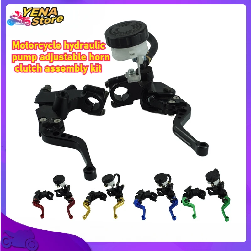 

Universal CNC motorcycle hydraulic pump adjustable horn clutch assembly kit for Yamaha Honda Suzuki 7/8 "22mm handlebars