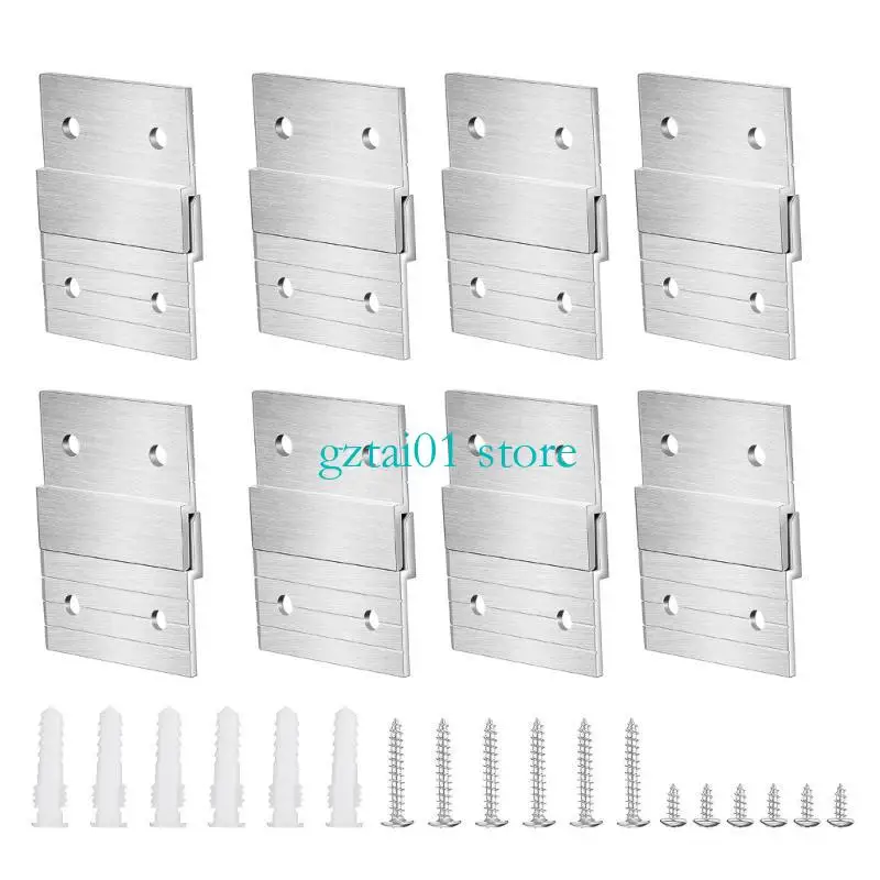 

L1EA Heavy Duty Picture Hanger set with Tapping Screws & Levels for Wall Mount