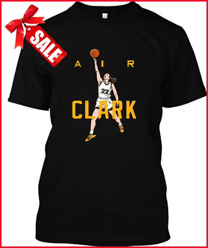 Caitlin Clark Shirt, Air Clark 22 Basketball Player Unisex T-shirt S-5XL