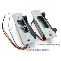 Original DC12V Stainless Steel Sturdiness Narrow Frame Fail Secure ANSI standard Electric Strike Lock electronic door lock