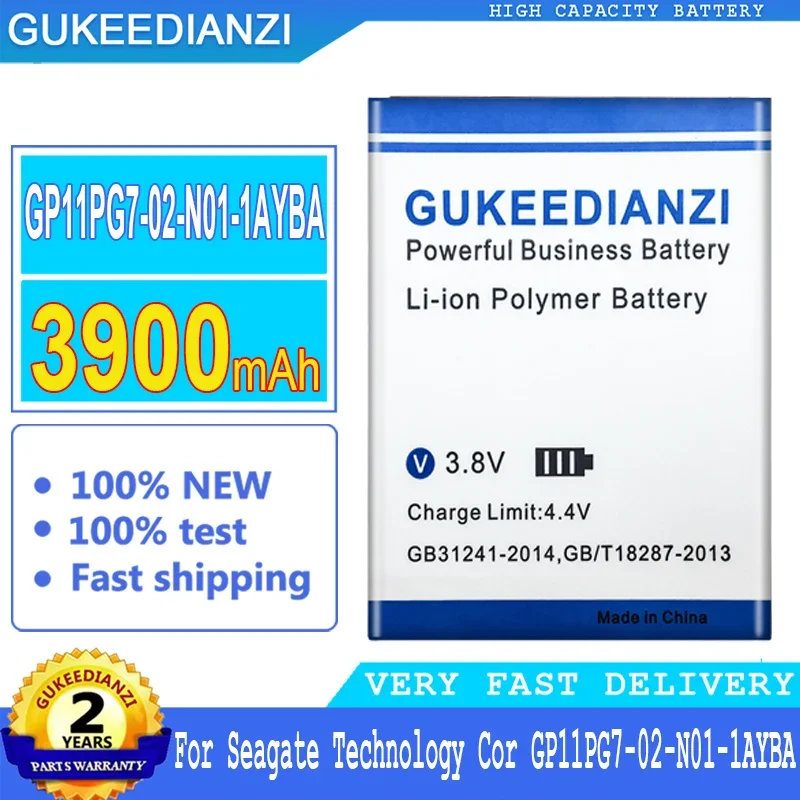 

3900mAh GUKEEDIANZI Battery GP11PG7-02-N01-1AYBA For Seagate Technology Cor Wireless mobile hard drive Big Power Bateria