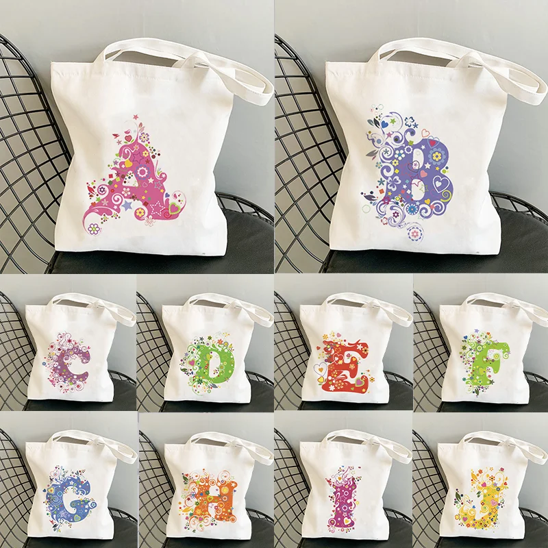 Kids Library Tote Homeschool Gift Idea School Bags Children Birthday Gift Cute Reading Books Bag Large Tote Bag Canvas Tote