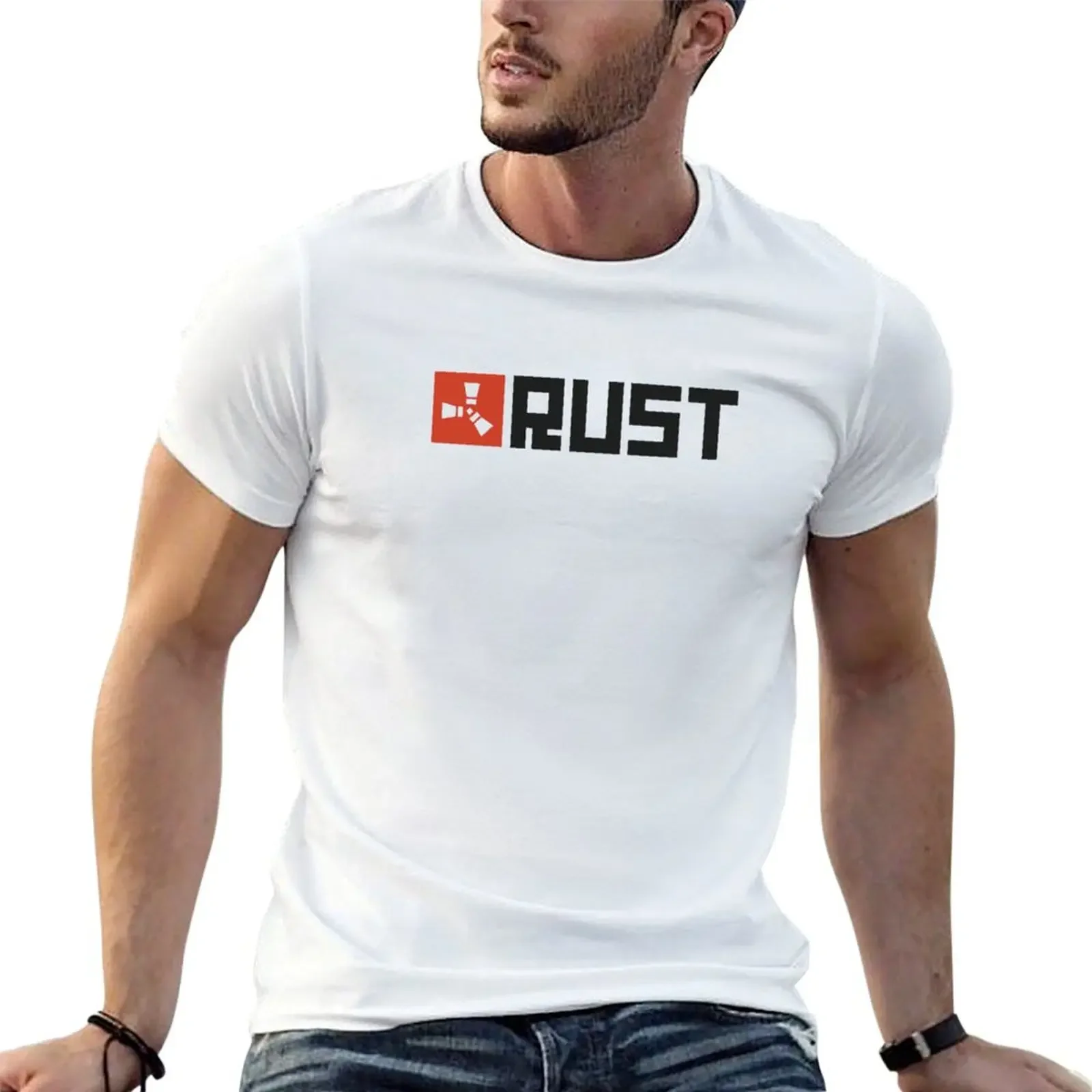 

Rust Game Artwork T-Shirt new edition customizeds mens workout shirts