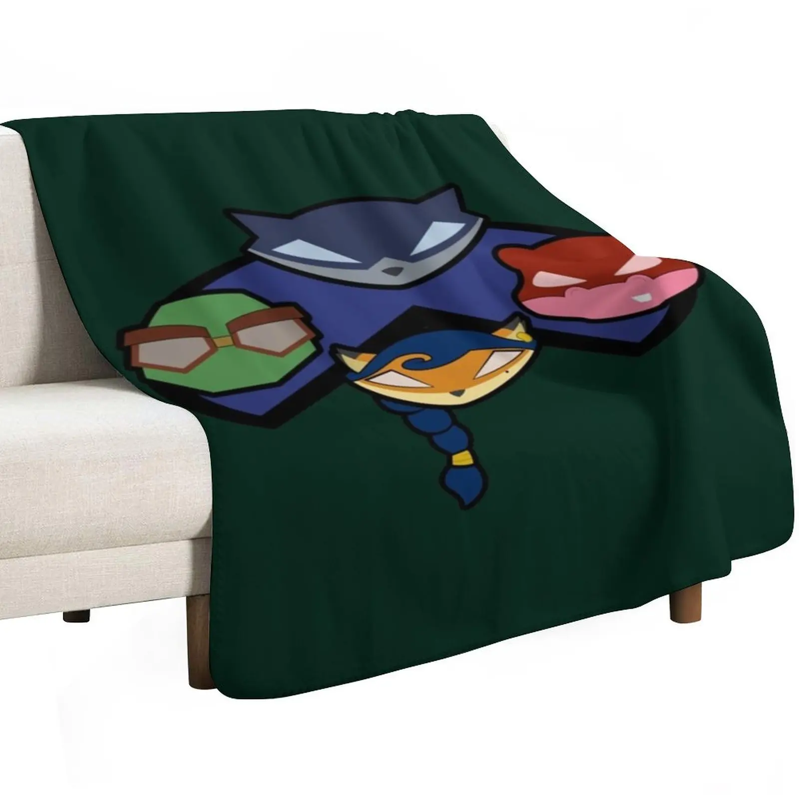 Sly and Co. Gauge 2 Throw Blanket Hair Camping Blankets For Bed Loose Thermals For Travel Blankets
