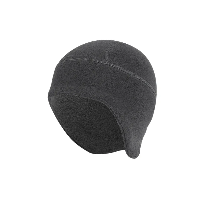 Soft Double Layered Polar Fleece Caps for Winter Men Solid Beanie Hat Outdoor Warm Ear Protected Melon Street Beanies Women Hats