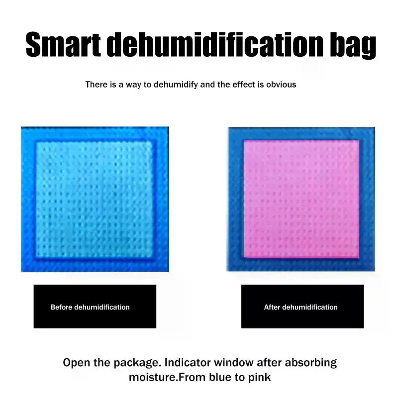 

Non Toxic Silica Gel Desiccant Damp Reusable Dehumidifier Bags Moisture Absorber Closet Dryer For Cabinet Basement Wardrobe Car