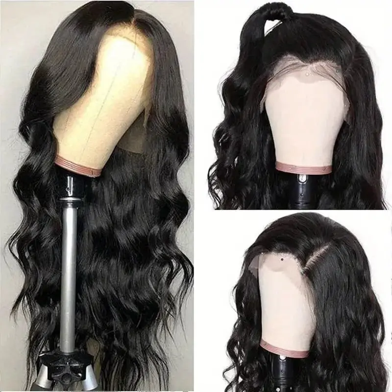 Rosabeauty HD 13X6 Transparent 5X5 Glueless Wig Body Wave Lace Frontal 13X4 Front Human Hair 250 Density For Women