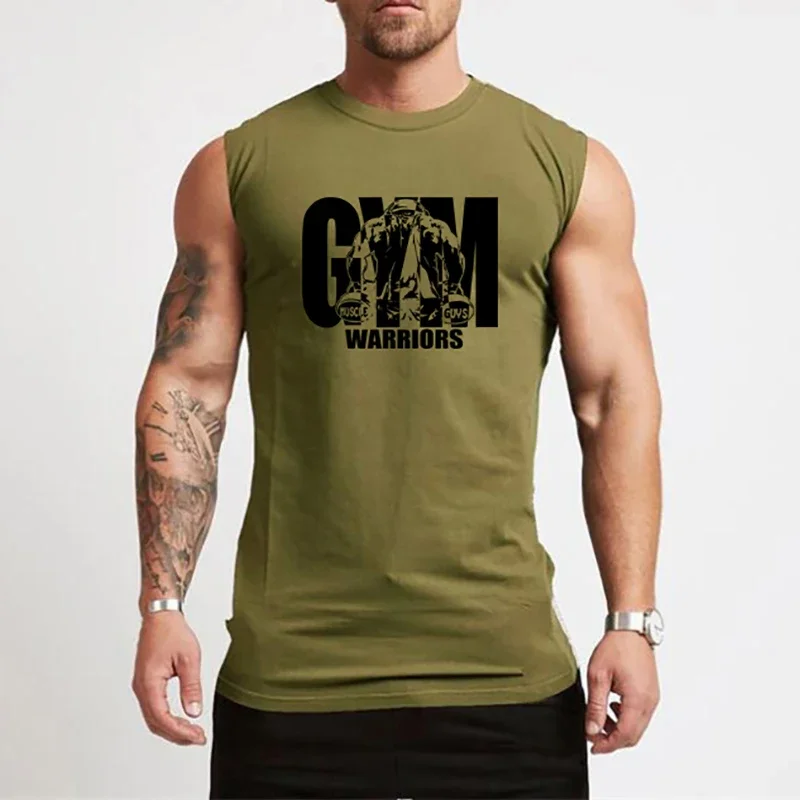 

Running Sports Breathable Tank Top Men's Training Loose Cool Absorb Sweat Sleeveless T-shirt