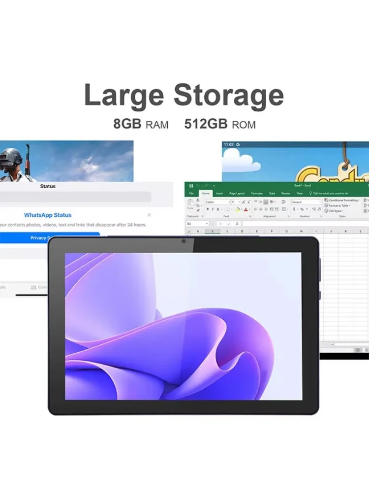 10 inch 8GB memory 512GB read only memory wireless tablet CM8800