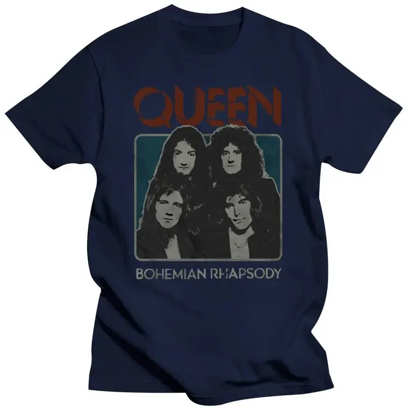 Bohemian Rhapsody Group Queen Shirt Freddie Mercury 2024 Fashion Short Sleeve Queen Vintage Rock T-shirt anime clothes Hot Sale