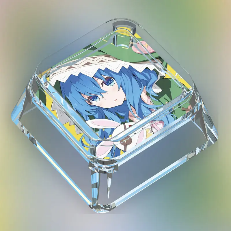 Date A Live Series Theme Keycaps Cartoon Cute Anime Cross shaft Esports Mechanical Keyboard Collection Gifts Customized Keycaps