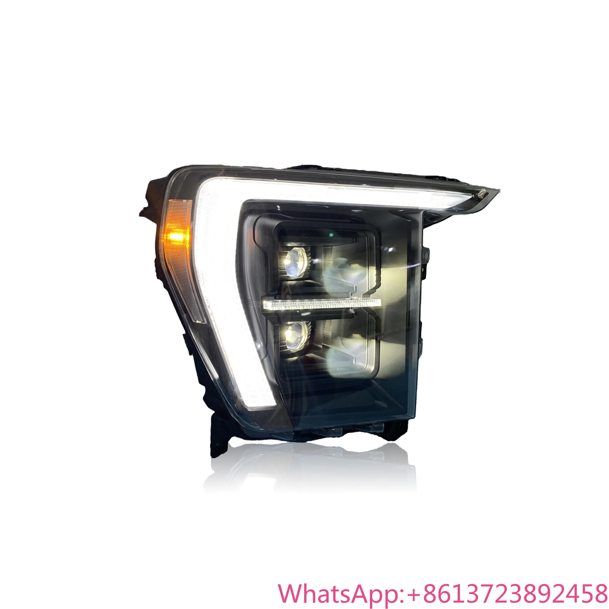 

Полностью светодиодные автомобильные фары DK Motion для Ford F-150 Raptor F150 2020-2023, автомобильные аксессуары, передние фары, передняя лампа